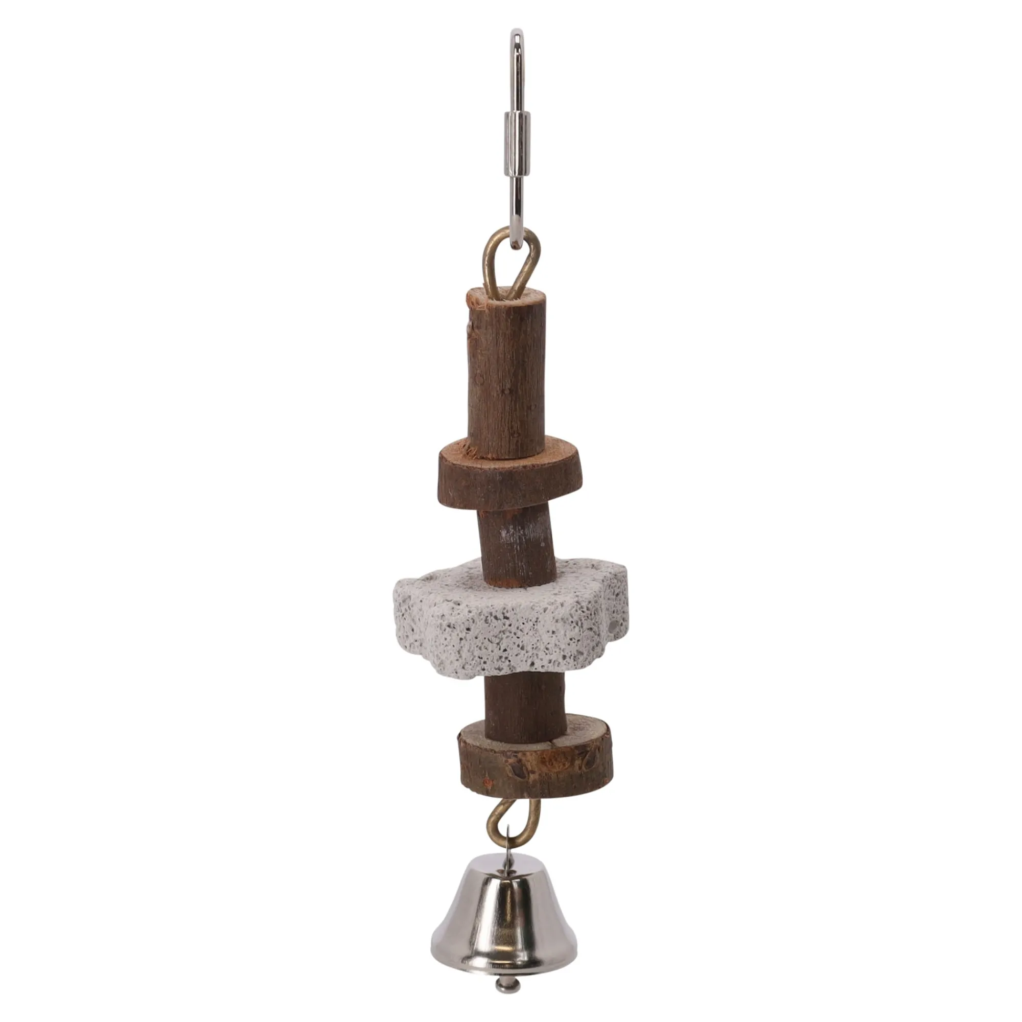 Friendly Pet Vogelspeelgoed>Vogel touw+Lava 16cm