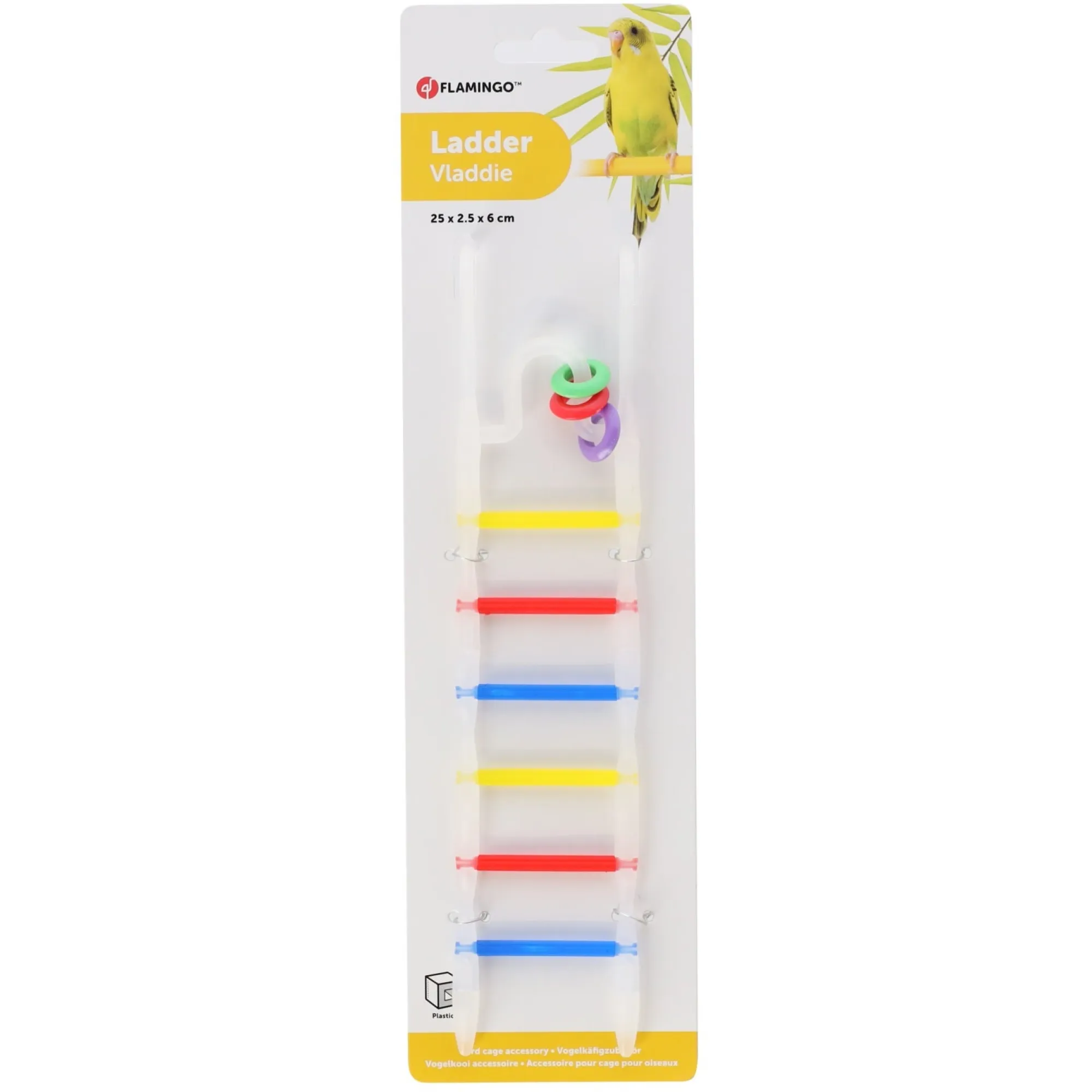 Flamingo Vogelspeelgoed>Vogelspeelgoed Vladdie ladder 25 cm