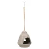 Gusta Vogelhuisjes>Vogelvoederhuis 18 cm taupe