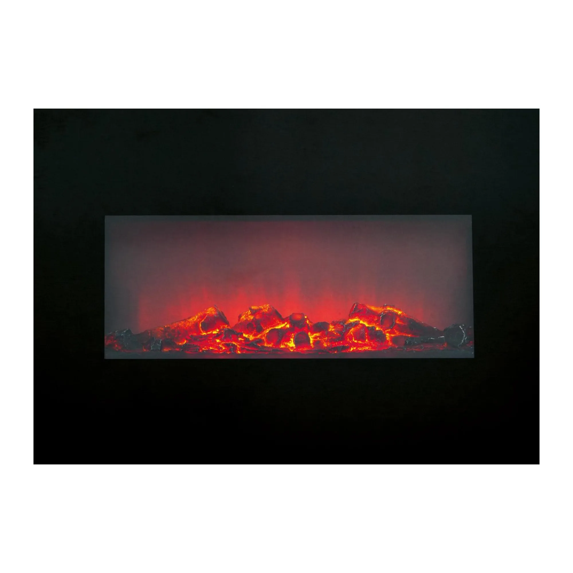 Classic Fire Binnenverwarming>Wandkachel Memphis 80 cm LED incl. afstandsbediening