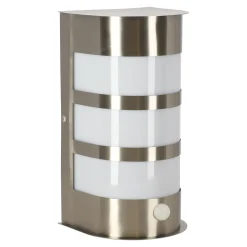 Diamant Buitenverlichting|Buitenverlichting>Wandlamp Bardolino RVS bewegingssensor