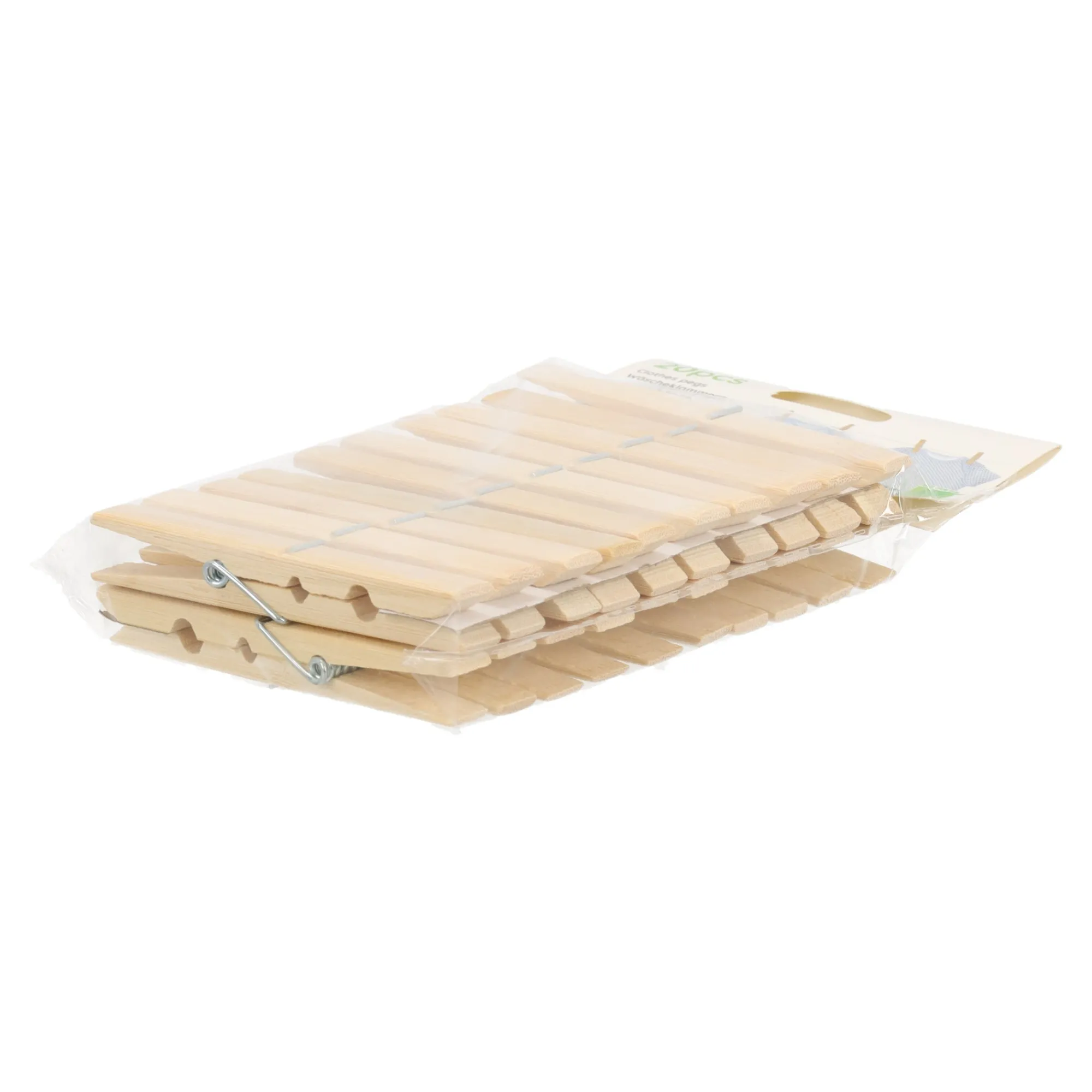 Lifetime Badkameraccessoires|Wassen En Drogen>Wasknijpers 20 stuks hout