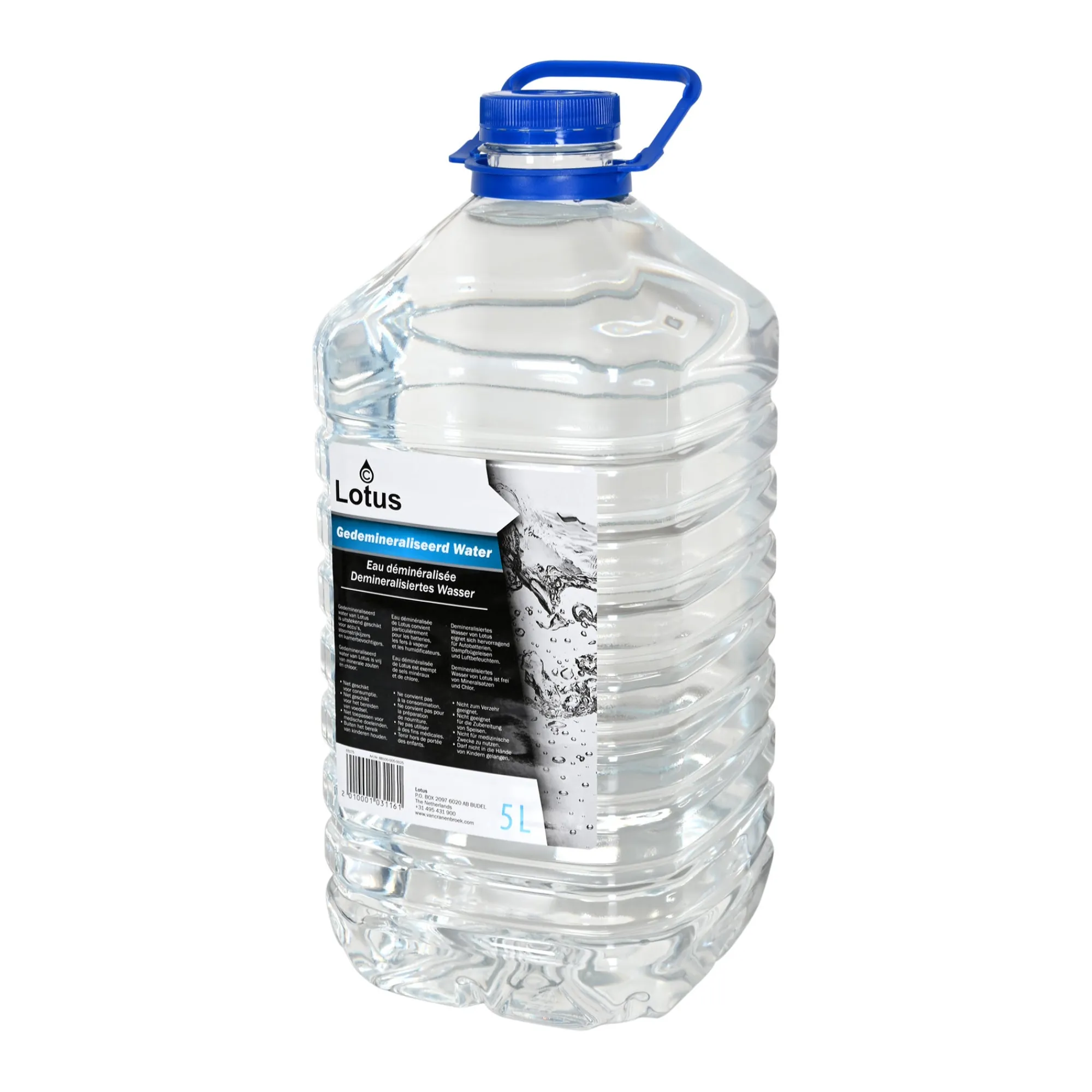 Lotus Schoonmaken>Water gedemineraliseerd 5L