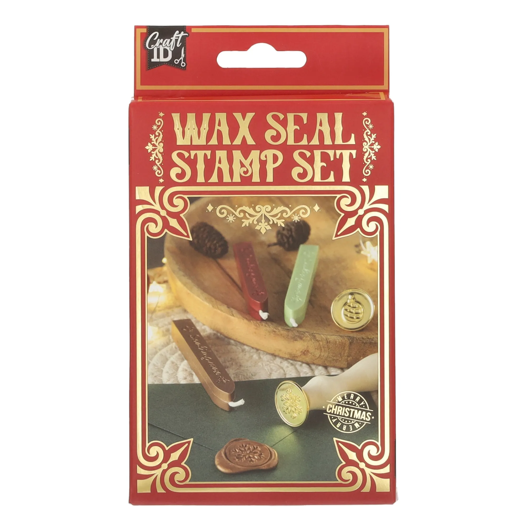 Creative Craft Group Kerstdecoratie>Wax seal set kerst
