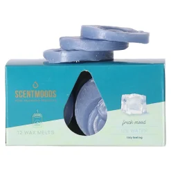 Scentmoods Kaarsen>Waxmelts ice water 12 stuks