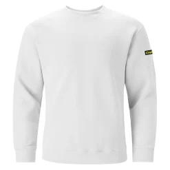 Cratex Werktruien>Werk sweater el Paso wit S