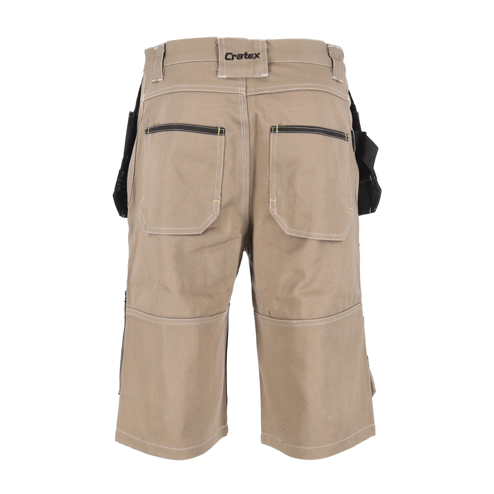 Cratex Werkbroeken>Werkshort Berlijn kaki 42