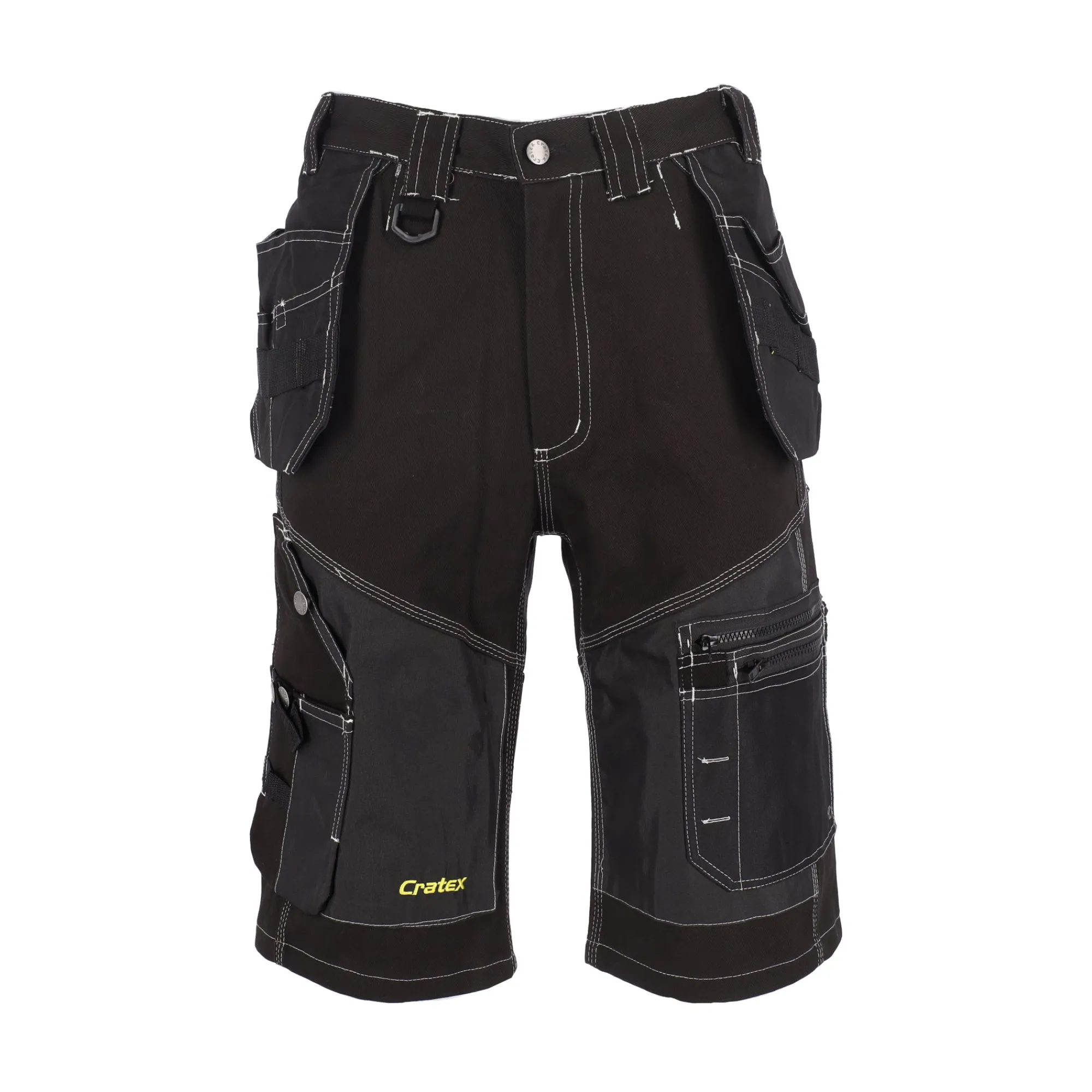 Cratex Werkbroeken>Werkshort Berlijn zwart 42