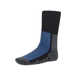 Cratex Werksokken>Werksok zwartgrijs-blauw 35-38 (1 pak)