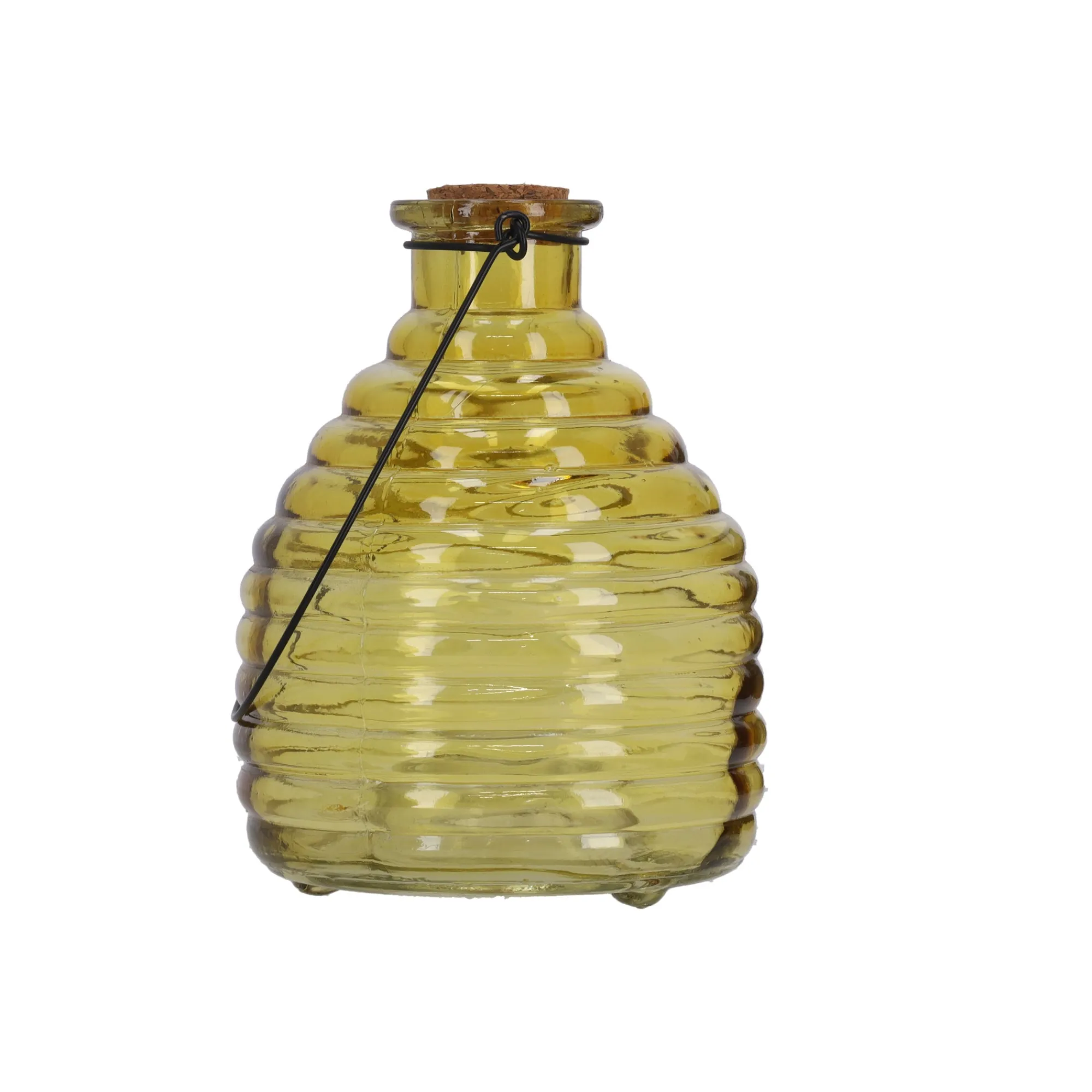 Decoris Schoonmaken>Wespenvanger van glas 17 x 13 cm 4 assorti