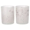 Boltze home Tuindecoratie>Windlicht Bloma 12 cm 2 assorti