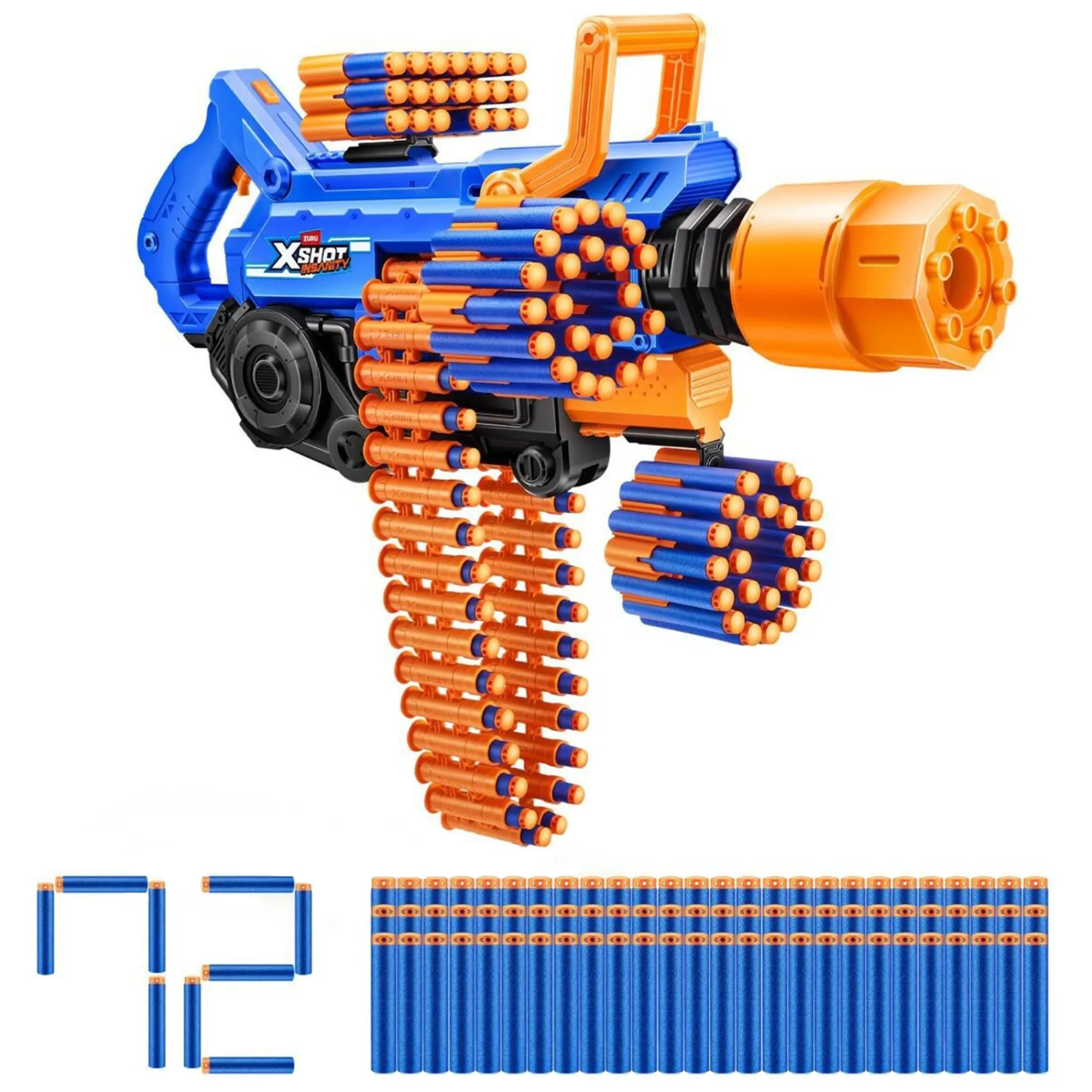 Zuru Sport En Spel>X-Shot insanity smoking barrel met 72 darts