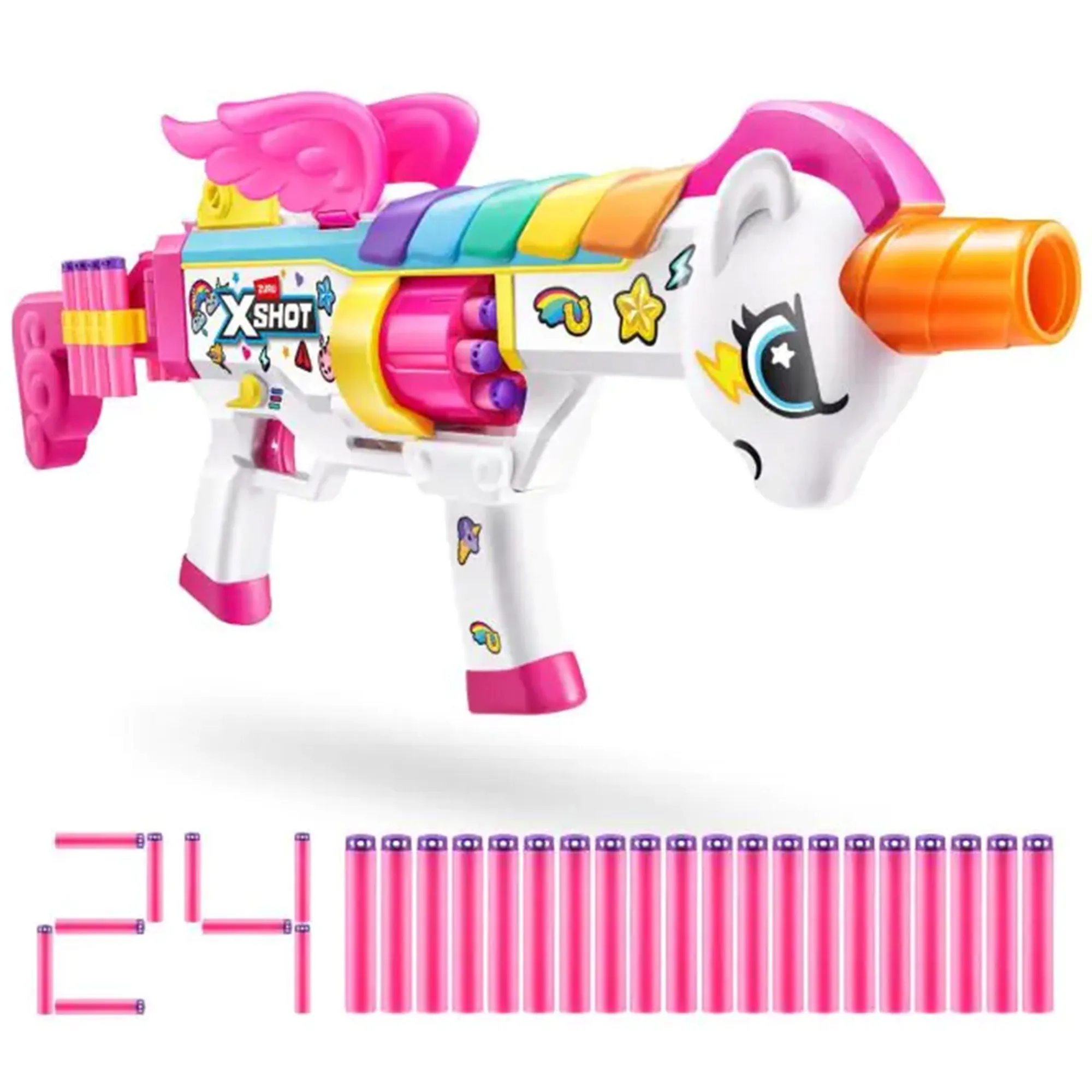 Zuru Sport En Spel>X-Shot skins blastercorn met 24 darts