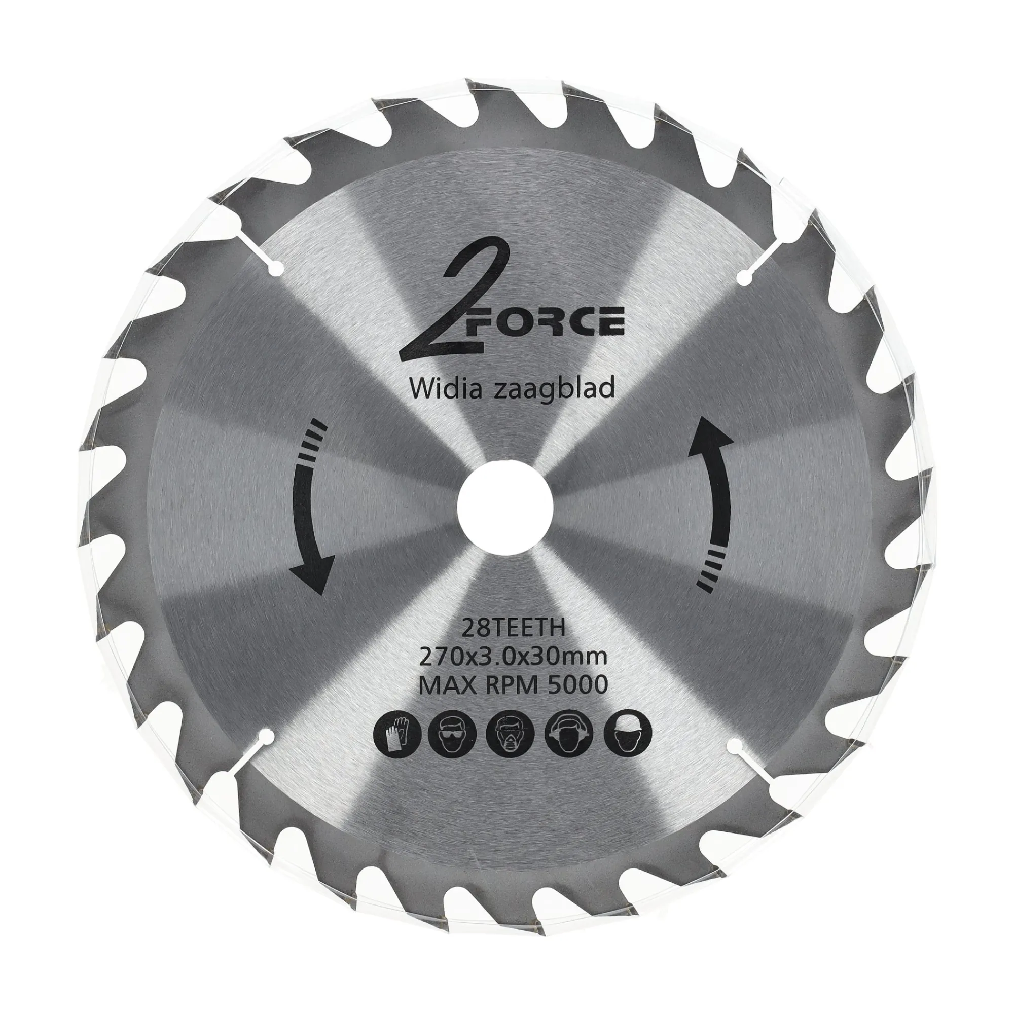 2-Force Toebehoren Elektrisch Gereedschap>Zaagblad Ø270 mm 30as 28T