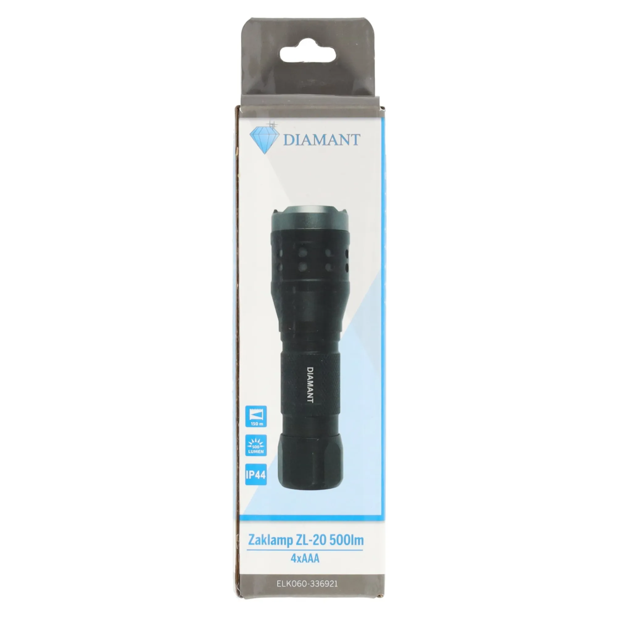 Diamant Bouwlampen>Zaklamp ZL-20 500lm 4xAA