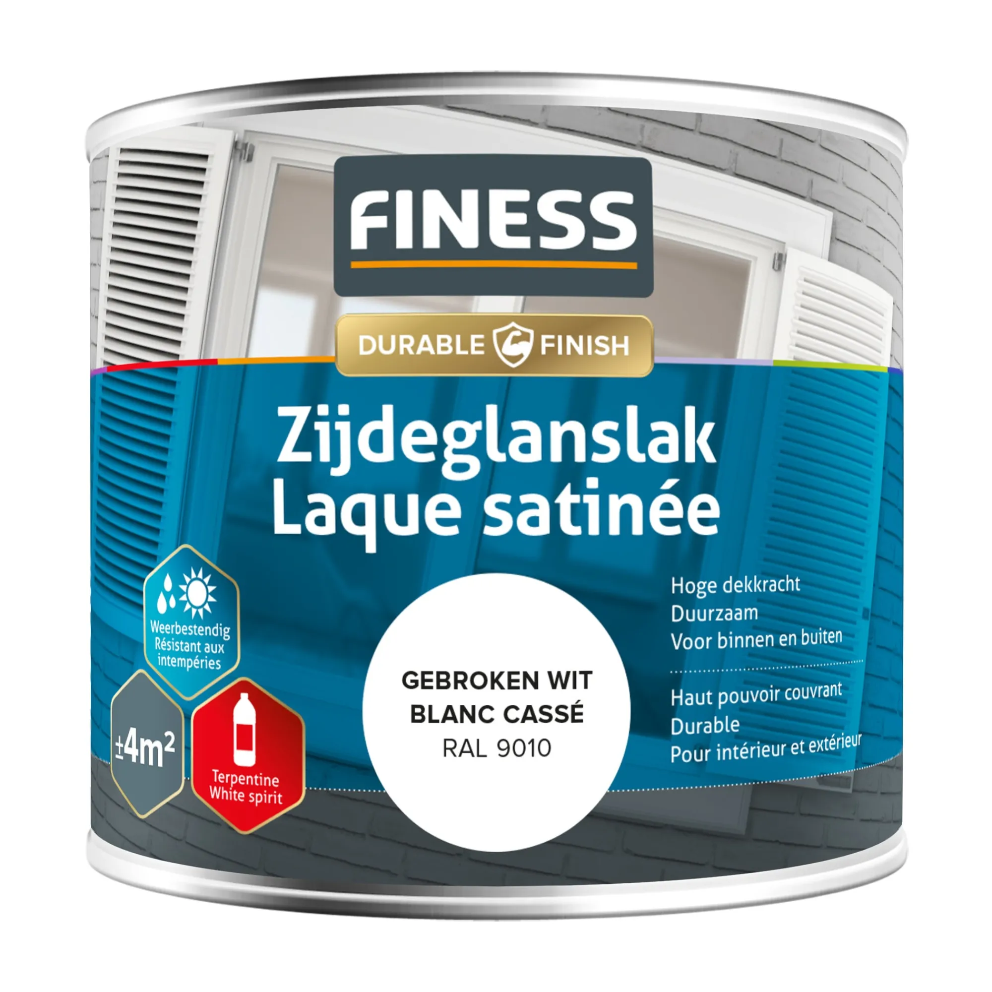 Finess Lakken>Zijdeglans gebroken wit 14205 250ml