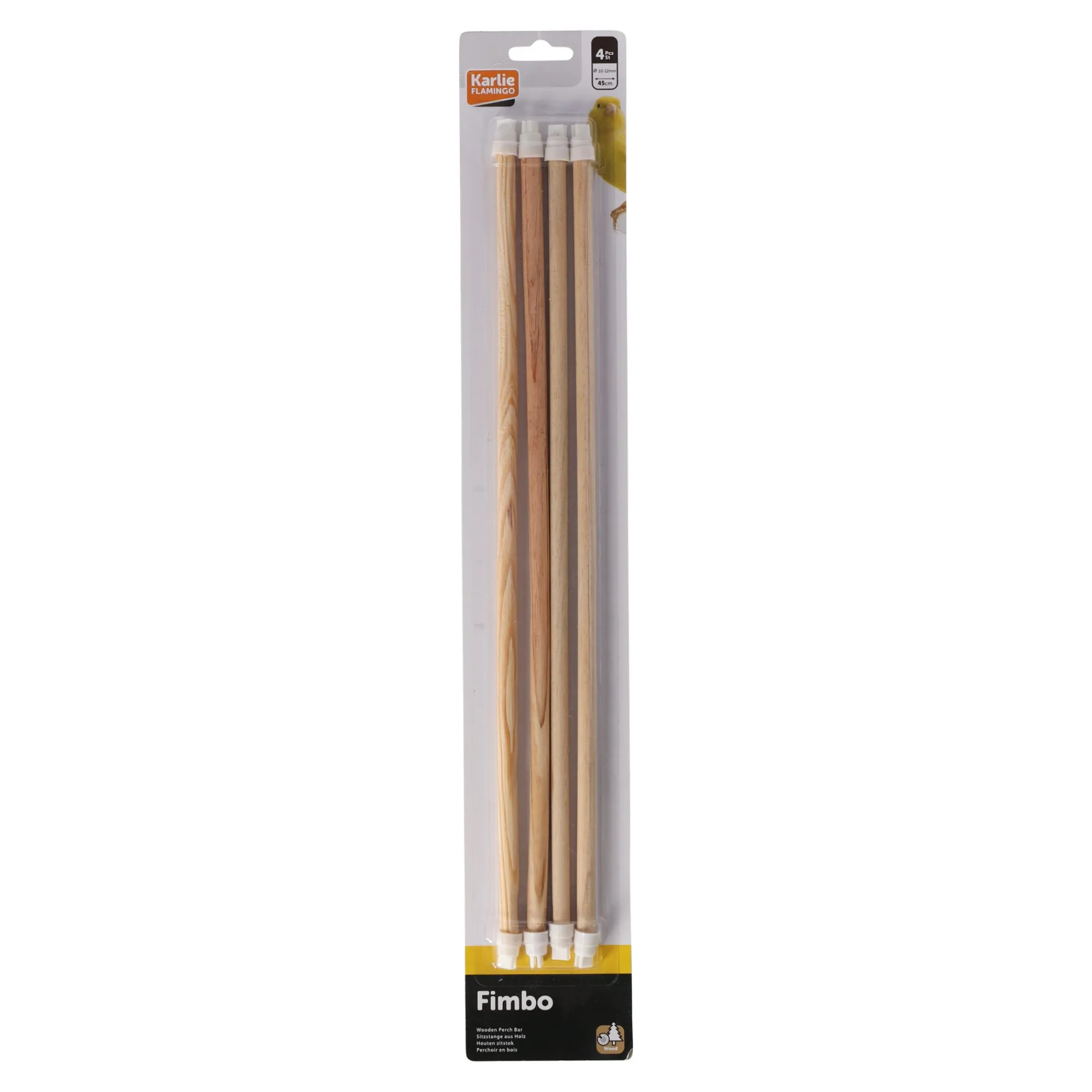 Karlie Flamingo Vogelspeelgoed>Zitstang vogel hout 45cm 4st