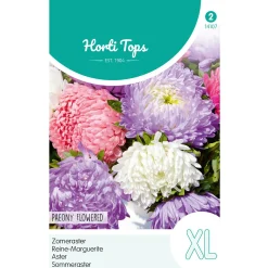 Horti Tops Moestuin>Zomeraster Pioenbloemig Mix