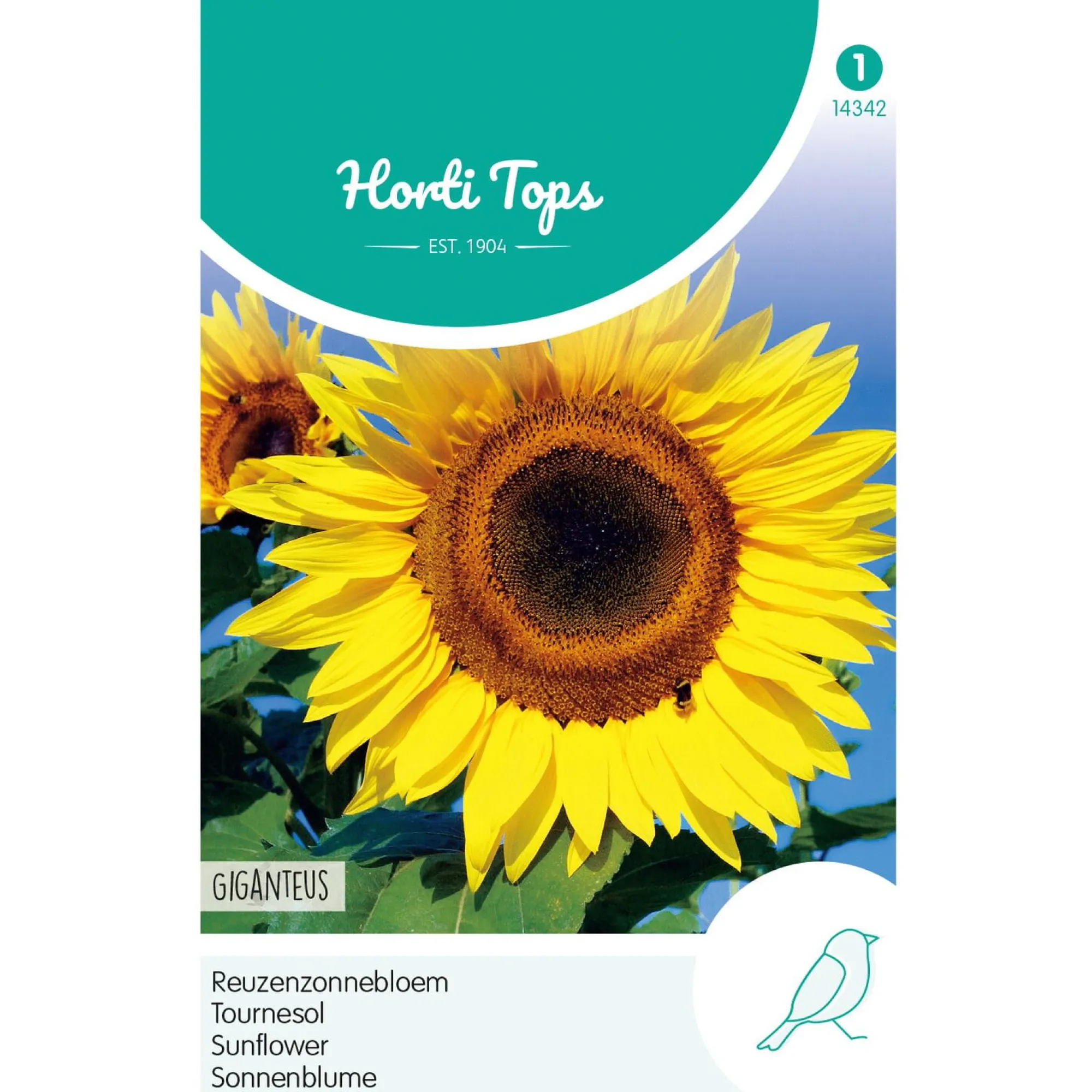 Horti Tops Moestuin>Zonnebloem Giganteus